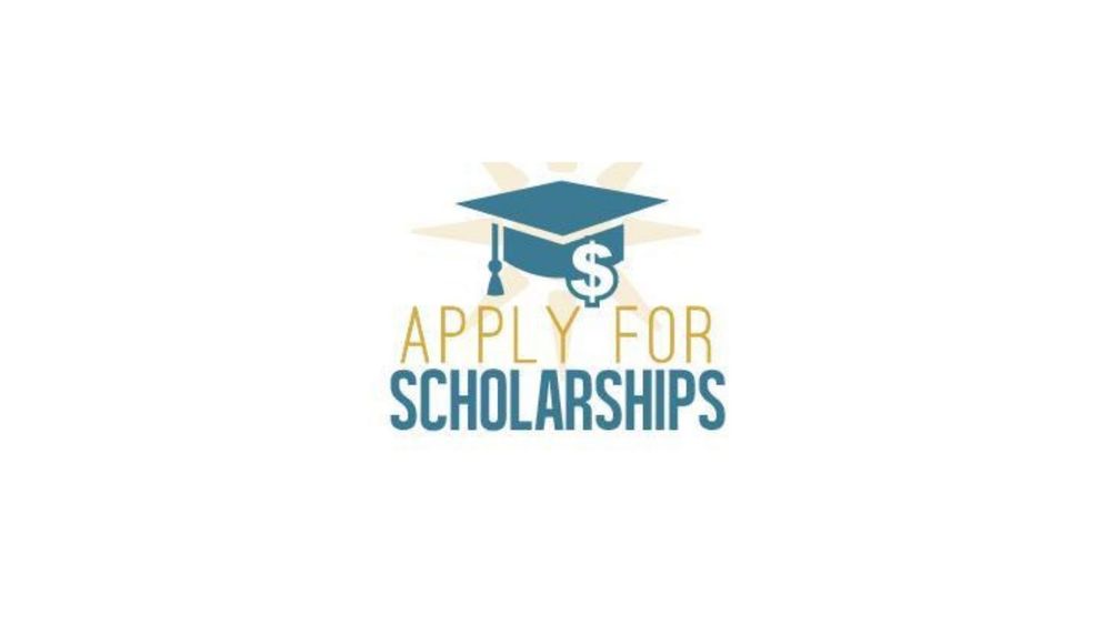 Apply for Scholarships with grad cap and money sign