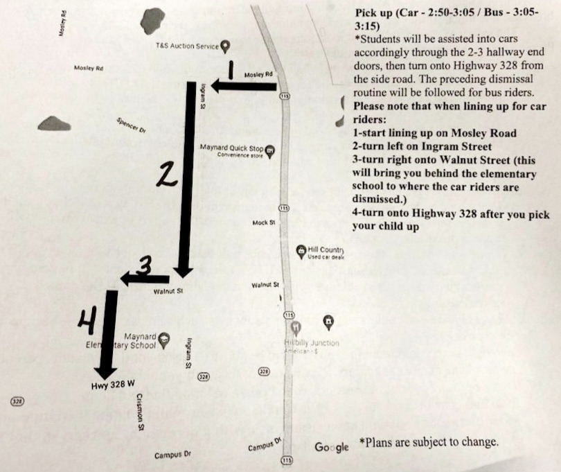 Elementary Bus Route